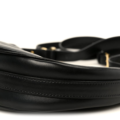 Prada Soft Calfskin Arque Shoulder Bag Black 10 of 10