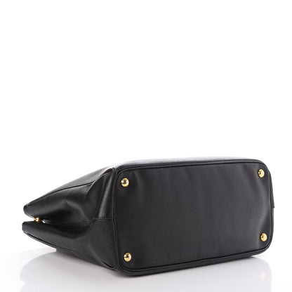 Prada Saffiano Large Galleria Double Zip Tote Black 4 of 11