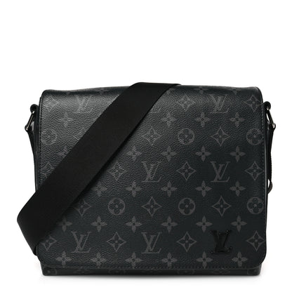 Louis Vuitton Monogram Eclipse District PM Black 1 of 8