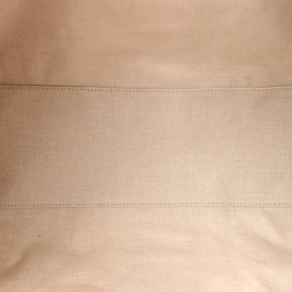 Gucci Suede GG Monogram Web Large Giglio Tote Brown 6 of 10
