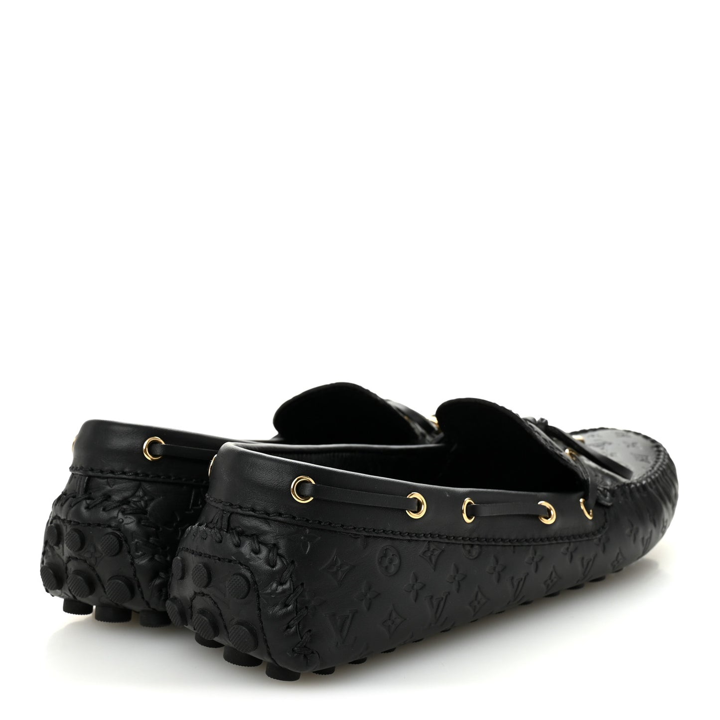 Empreinte Monogram Gloria Flat Loafers 40 Black