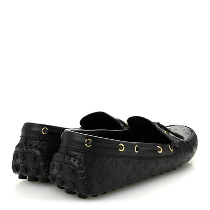 Louis Vuitton Empreinte Monogram Gloria Flat Loafers 40 Black 5 of 10