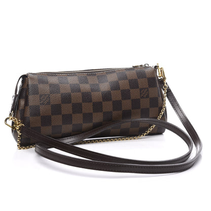 Louis Vuitton Damier Ebene Eva Clutch 2 of 9