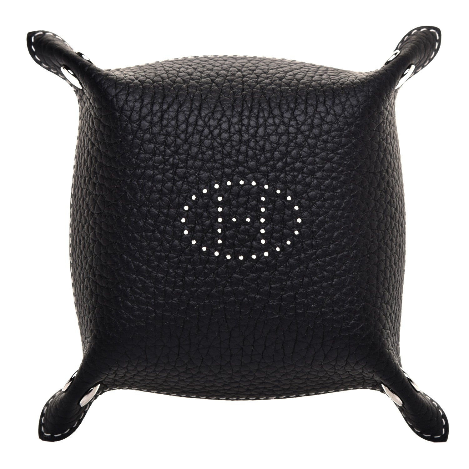 Hermes Taurillon Clemence Mises et Relances Change Tray Black 3 of 7