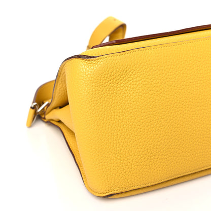 Hermes Taurillon Clemence Jypsiere 34 Jaune Ambre 9 of 16