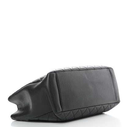 Chanel Caviar Quilted Grand Shopping Tote GST Black 4 of 14