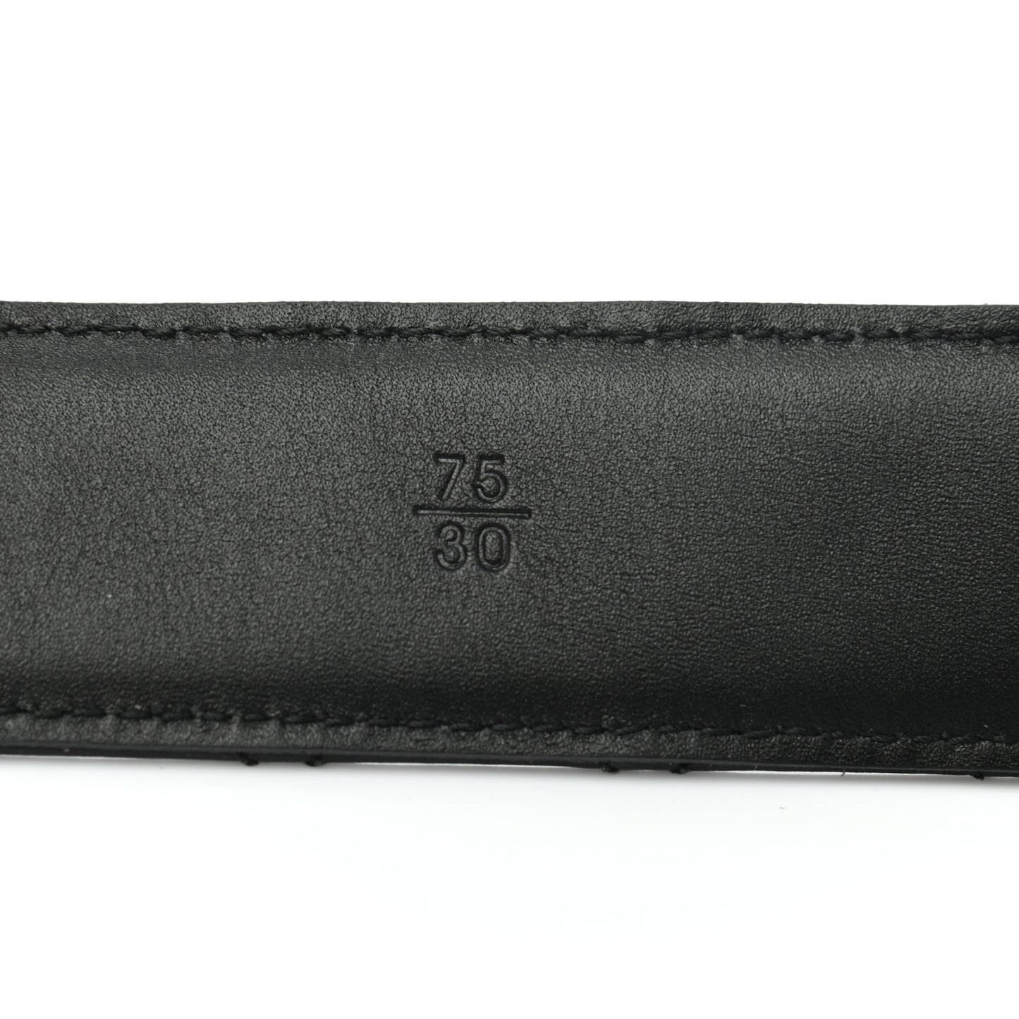 Lambskin Quilted CC Chain Belt 75 30 Black