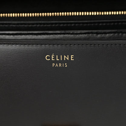 Celine Box Calfskin Medium Classic Box Flap Bag Black 6 of 16