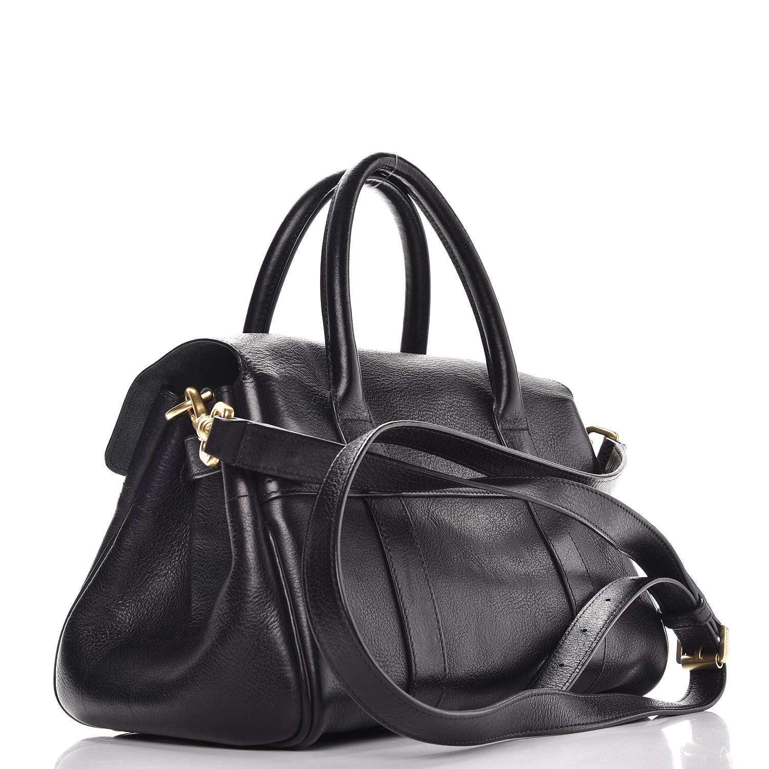 Mulberry Natural Leather Small Bayswater Black 4 of 12