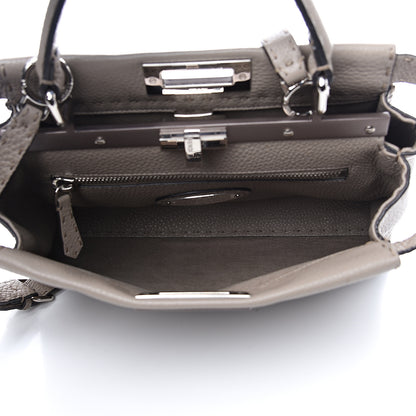 Fendi Cuoio Romano Selleria Medium Peekaboo Iconic Satchel Corda 4 of 9