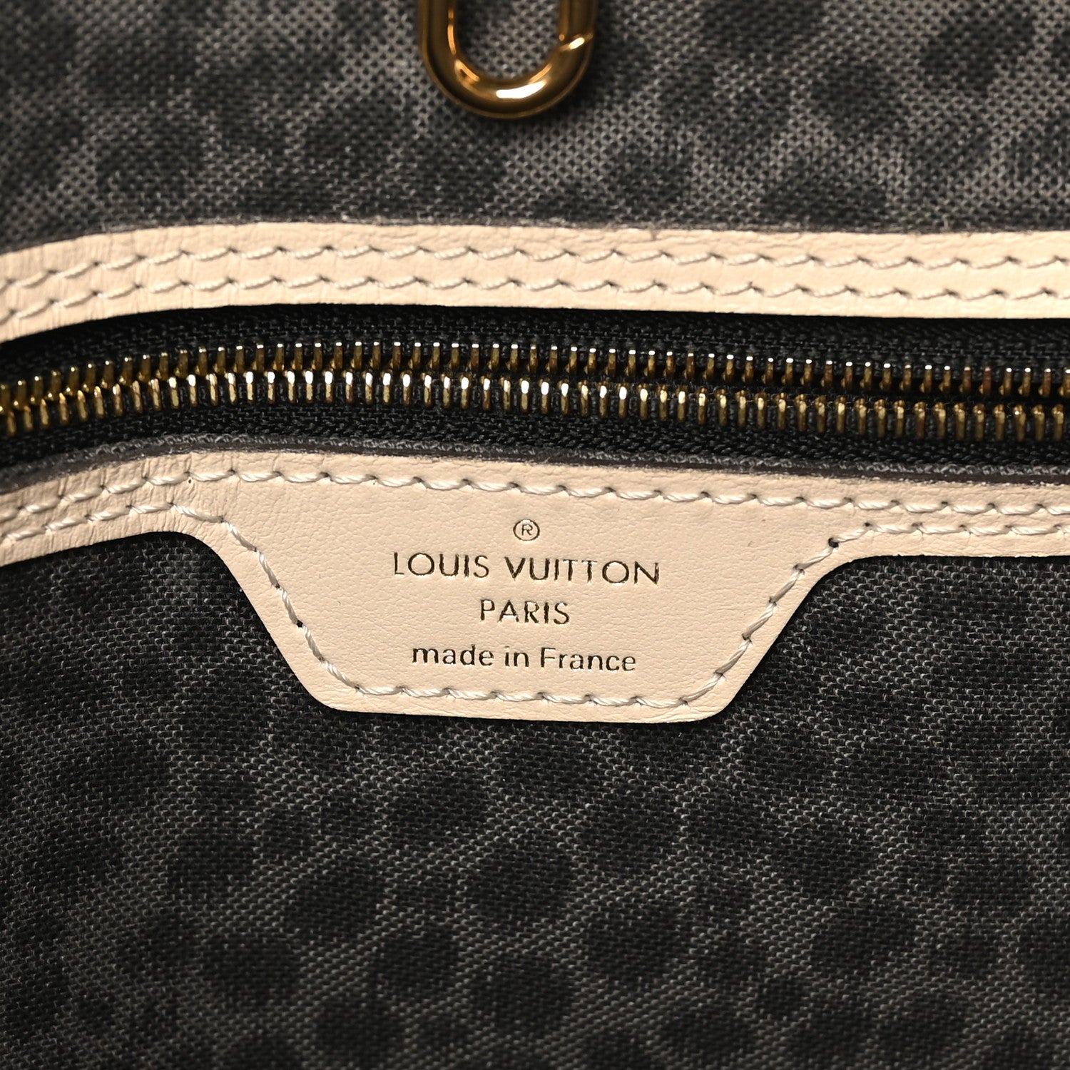 Louis Vuitton Monogram Giant Wild at Heart Neverfull MM Creme 6 of 9