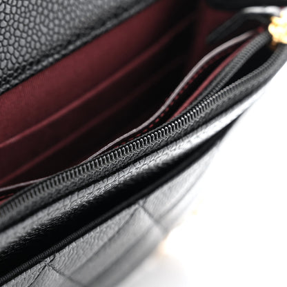 Chanel Caviar Quilted Wallet on Chain WOC Black 12 of 12
