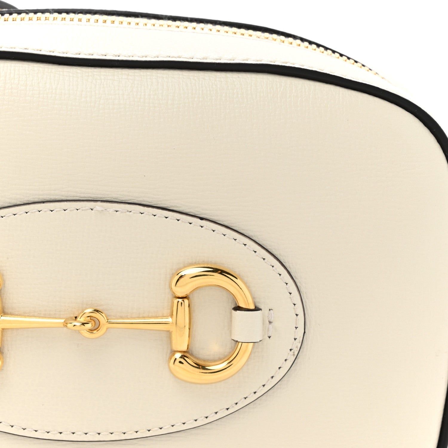 Gucci Azalea Calfskin Mini Horsebit 1955 Camera Shoulder Bag Mystic White 8 of 11