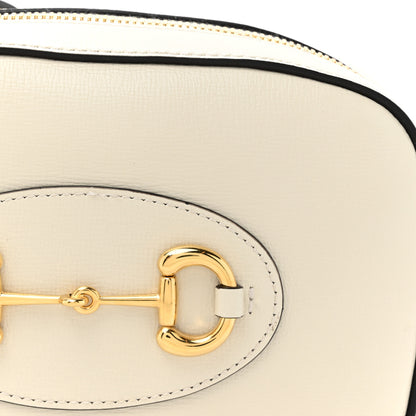 Gucci Azalea Calfskin Mini Horsebit 1955 Camera Shoulder Bag Mystic White 8 of 11