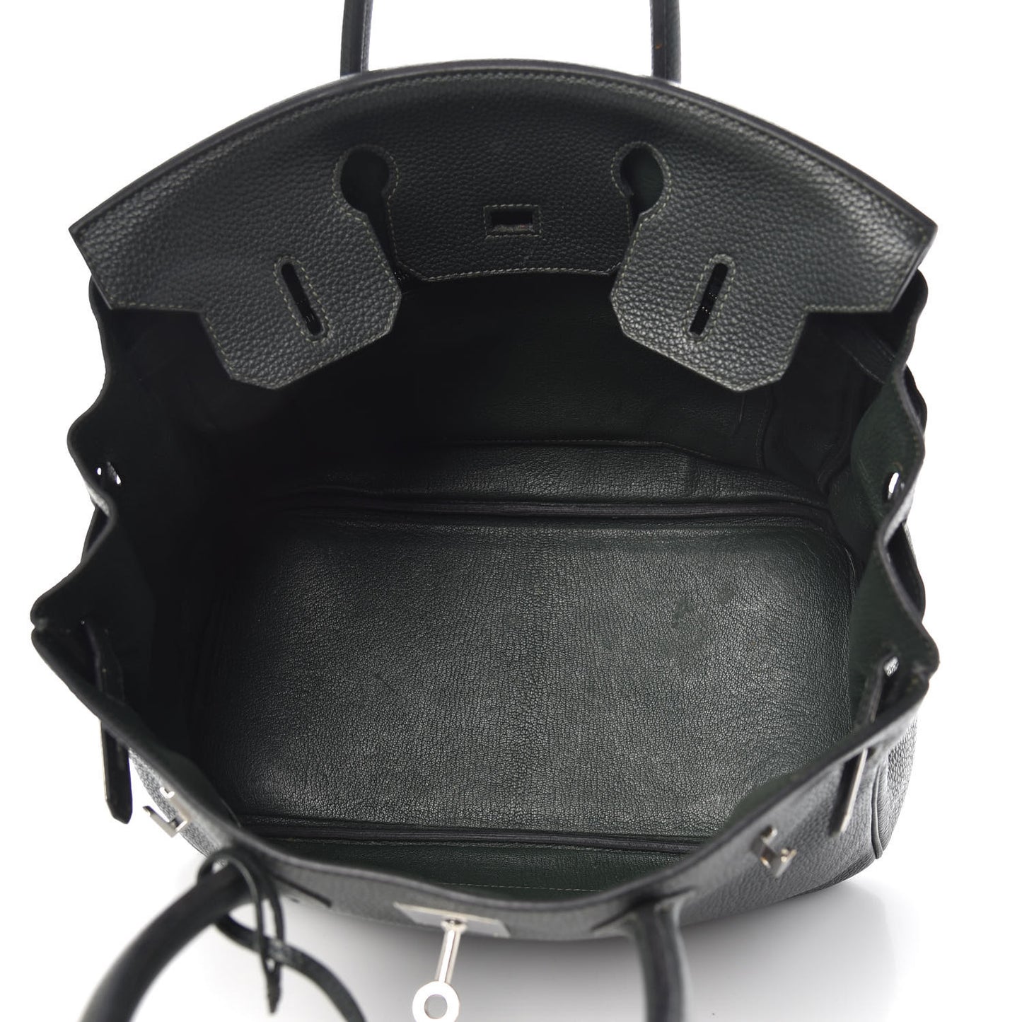 Taurillon Clemence Birkin 30 Vert De Gris