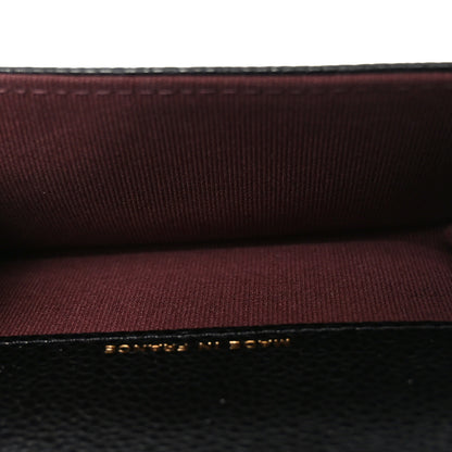 Chanel Caviar Quilted Flap Card Holder Wallet Black 10 of 18