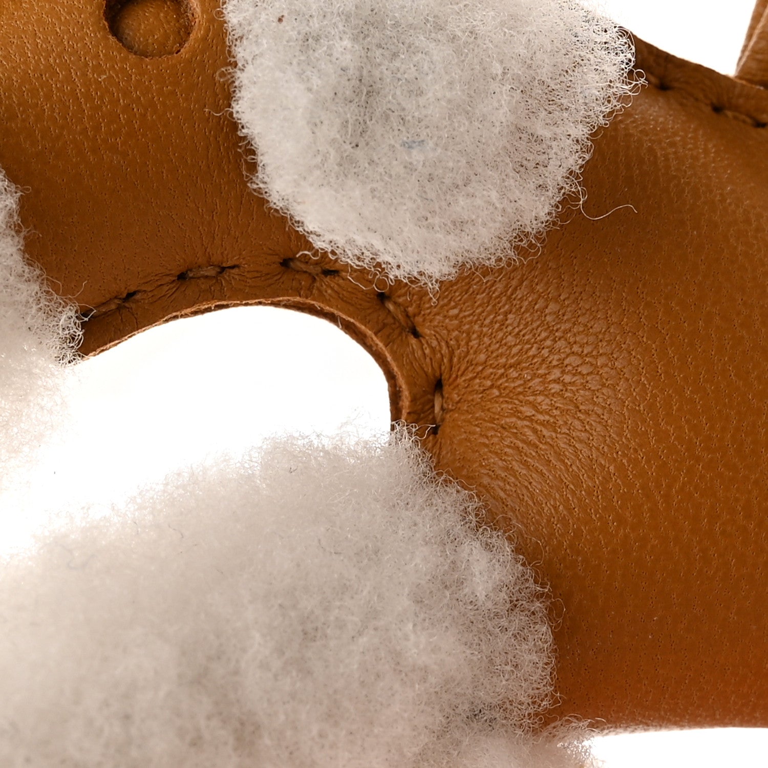 Hermes Milo Lambskin Shearling Budy Charm Biscuit 5 of 7