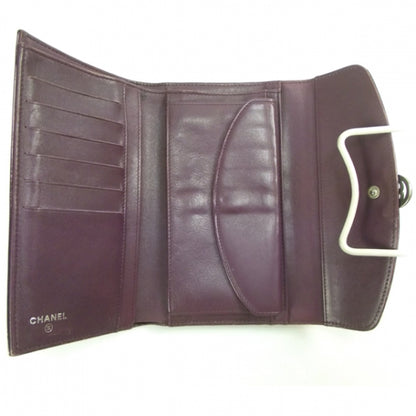 Chanel Patent Wallet Purple 6 of 11