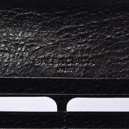 Balenciaga Agneau Classic Hardware Money Wallet Black 6 of 7