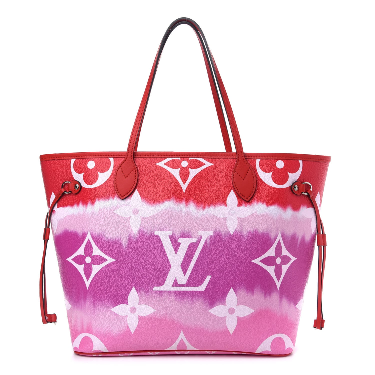 Louis Vuitton Monogram Escale Neverfull MM Rouge 1 of 10
