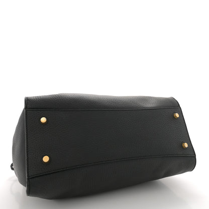 Mulberry Heavy Grain Iris Tote Black 4 of 16