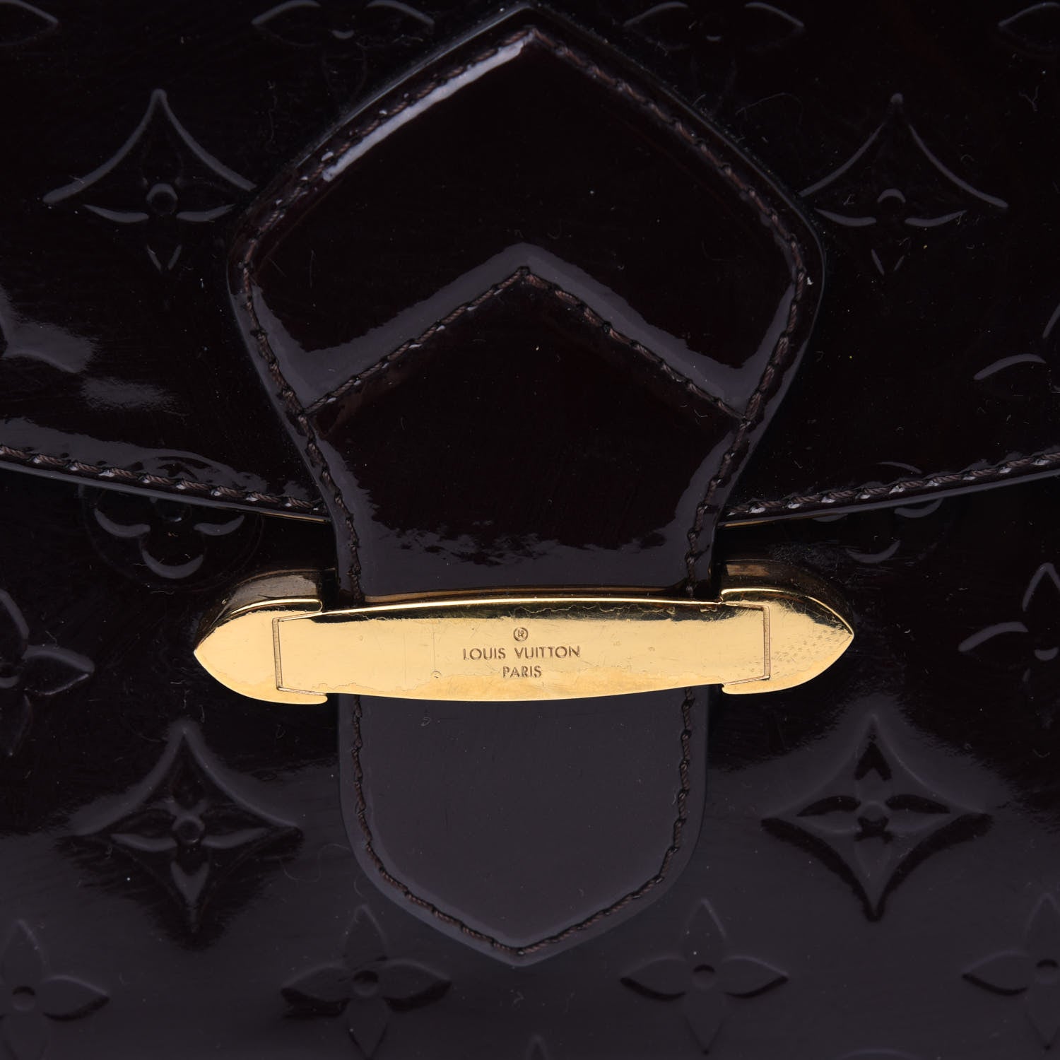 Louis Vuitton Vernis Bellflower GM Amarante 5 of 6