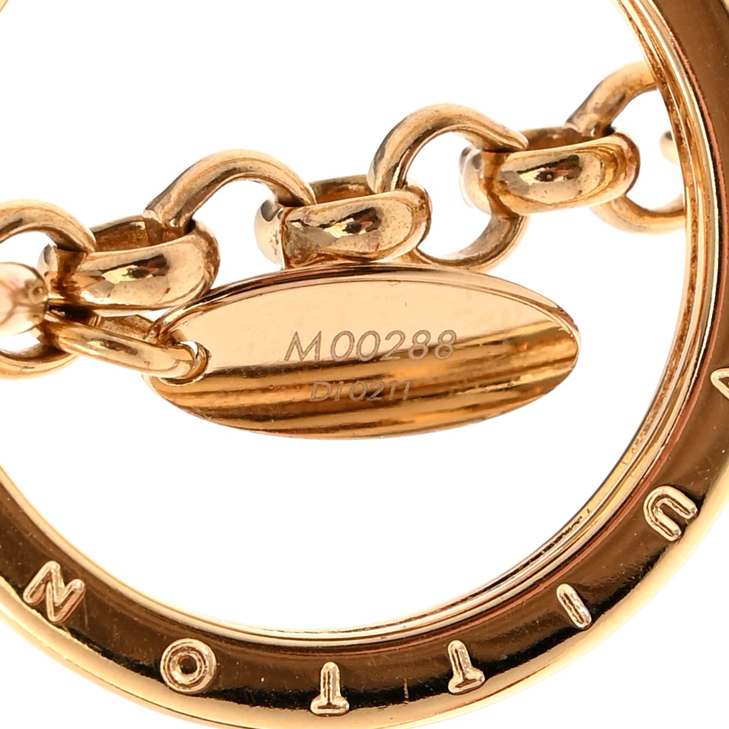 Louis Vuitton Giant Monogram Vivienne Bag Charm Key Holder Rose 4 of 5