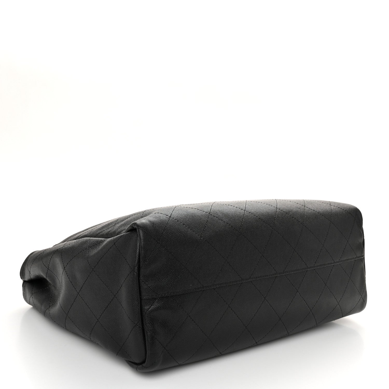 Chanel Caviar Stitched Large Lady Coco Shopping Tote Black 4 of 11