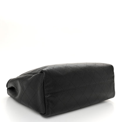 Chanel Caviar Stitched Large Lady Coco Shopping Tote Black 4 of 11