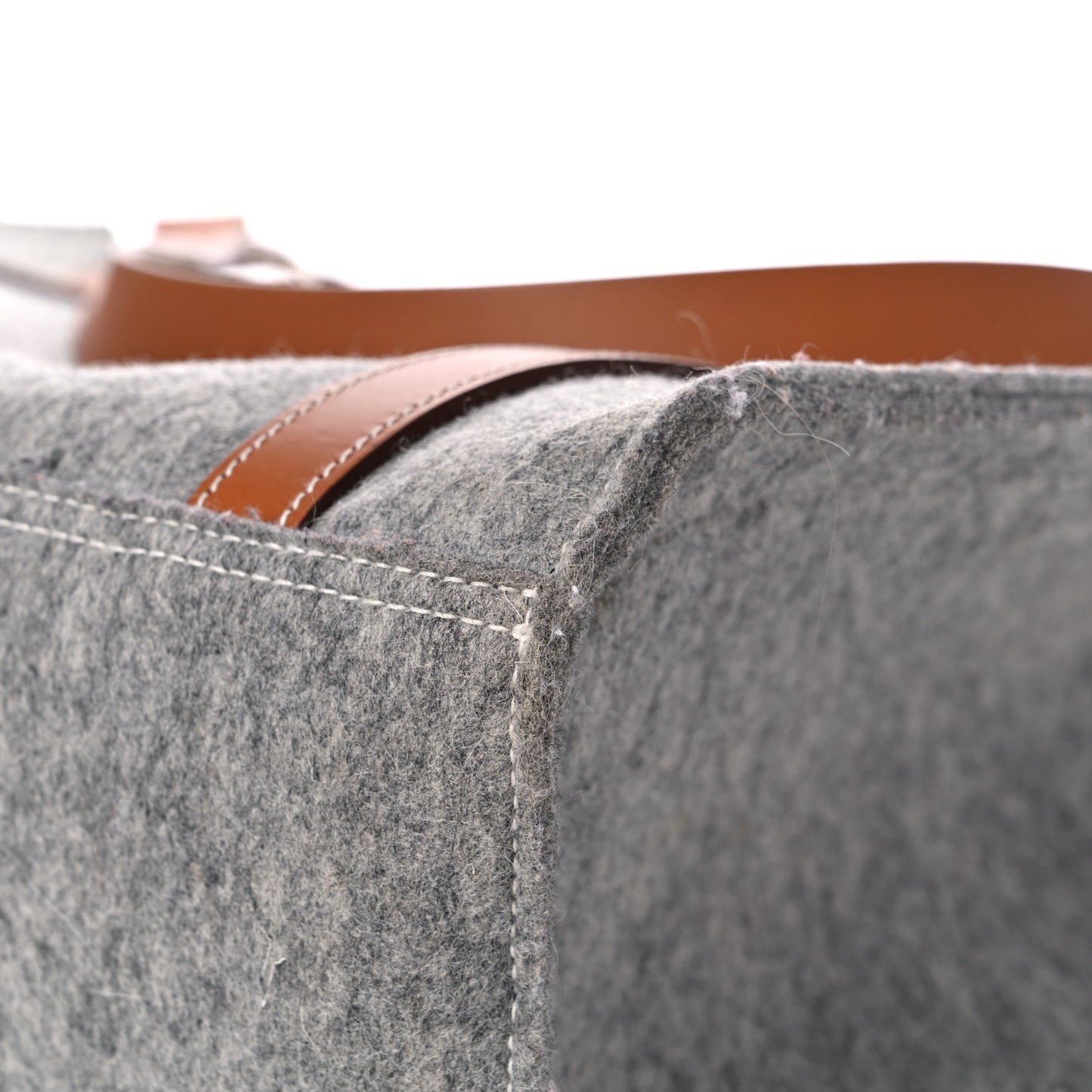 Feutre Vache Hunter Cabalicol Tote Gris Clair Gold