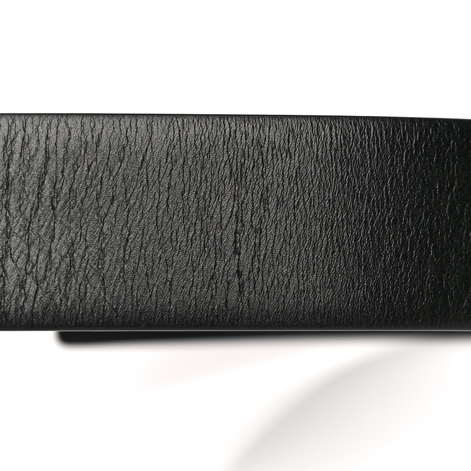 Valentino Garavani Glossy Calfskin Monochrome VLogo 40mm Belt 85 34 Black 8 of 9