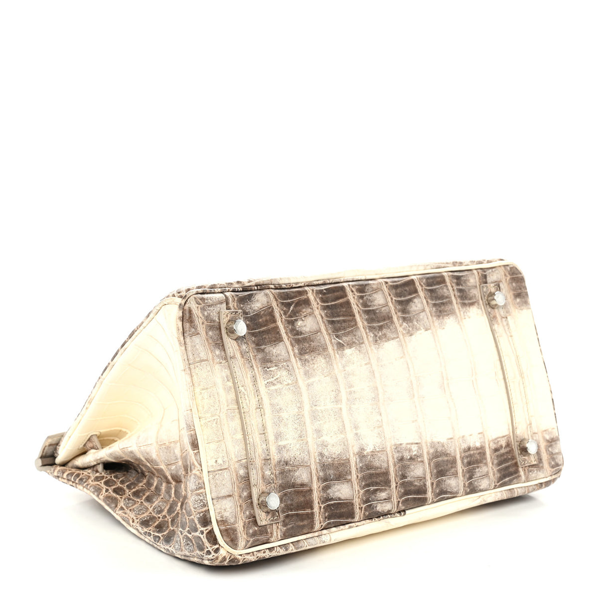 Matte Niloticus Crocodile Himalaya Birkin 30 Blanc