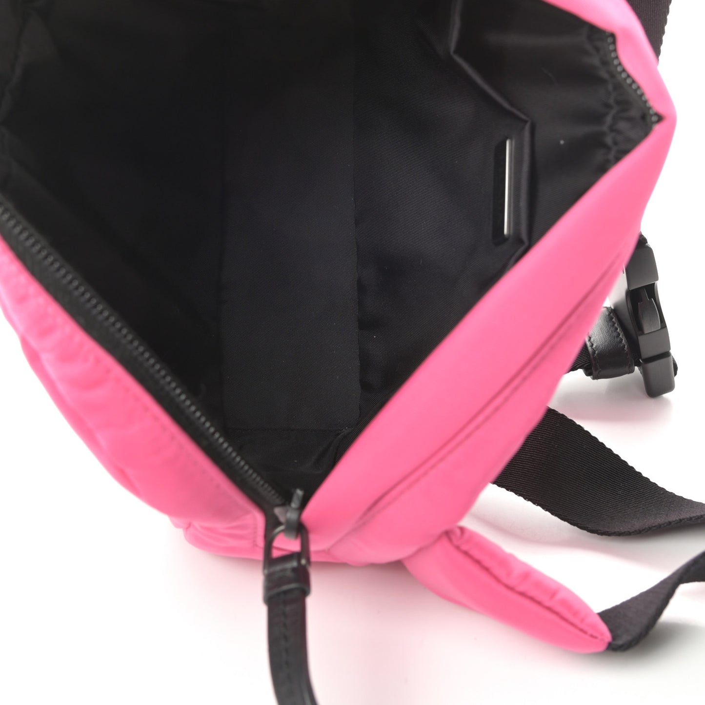 Tessuto Nylon Soft Padded Belt Bag Fuxia