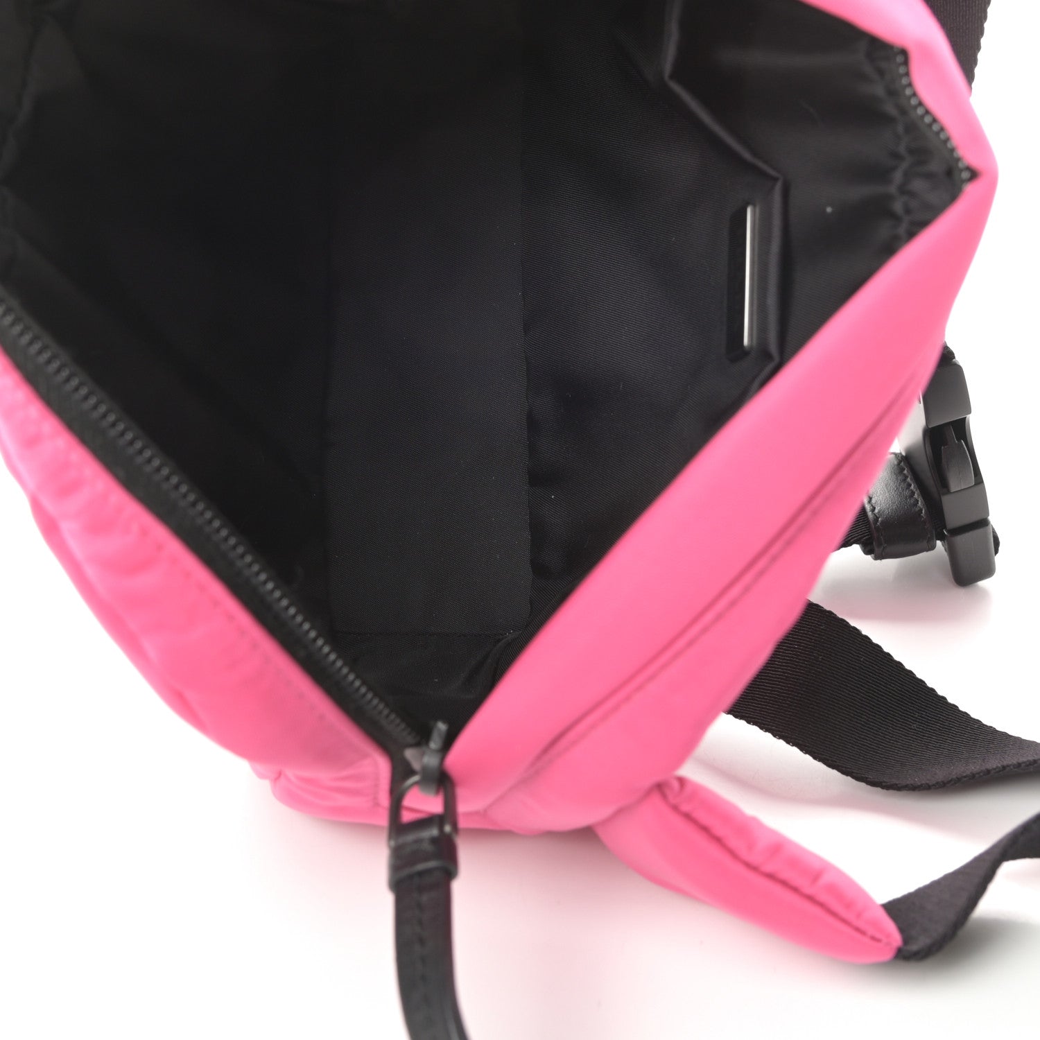Prada Tessuto Nylon Soft Padded Belt Bag Fuxia 5 of 12