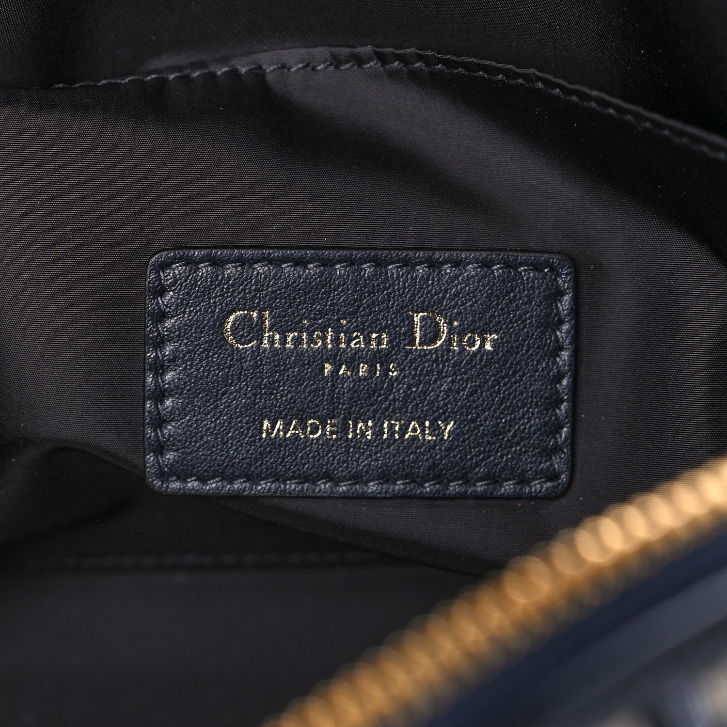 Christian Dior Oblique 30 Montaigne Cosmetic Pouch Blue 6 of 9