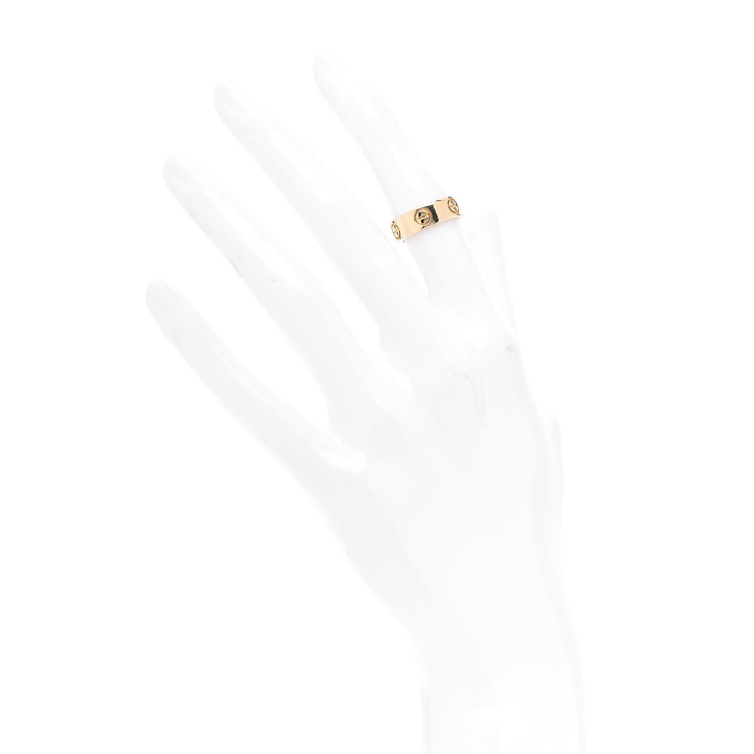 Cartier 18K Yellow Gold 5.5mm LOVE Ring 47 4 2 of 4