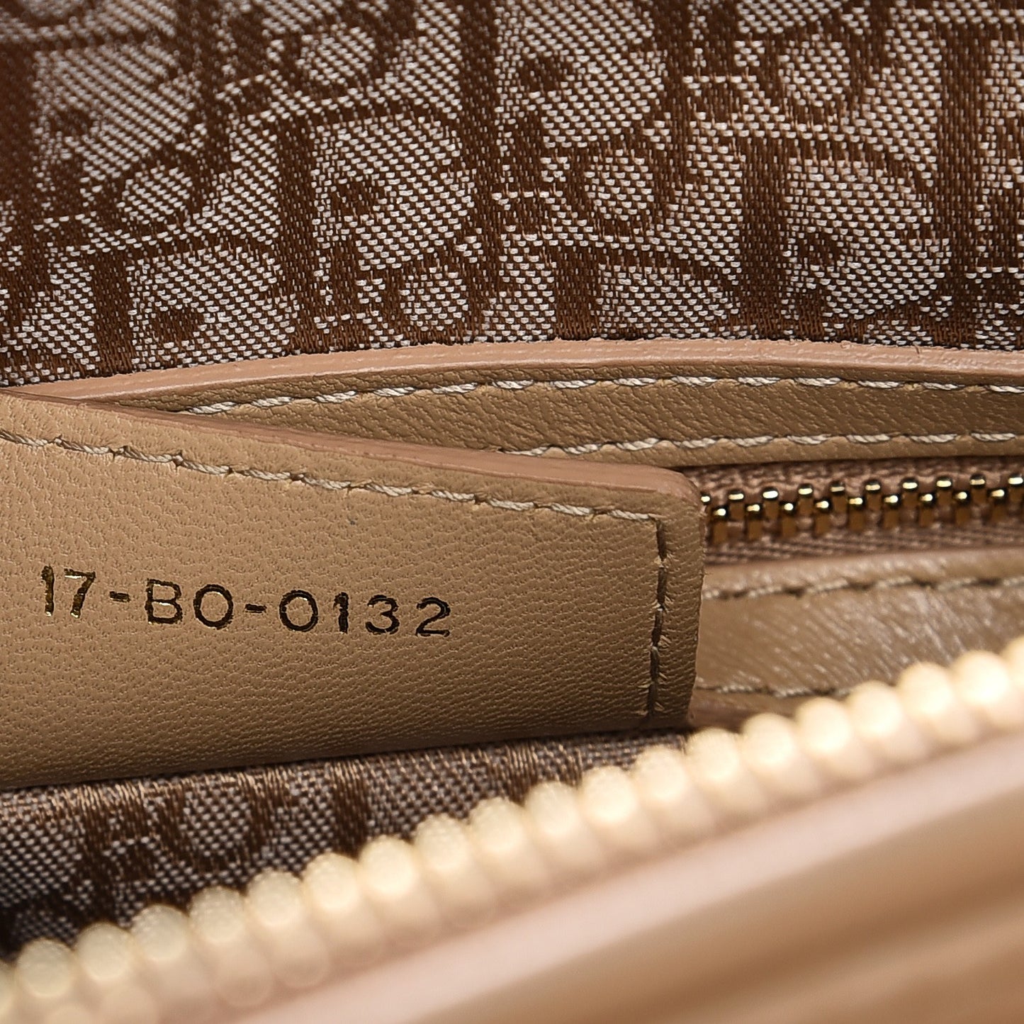 Lambskin Cannage Large Lady Dior Beige