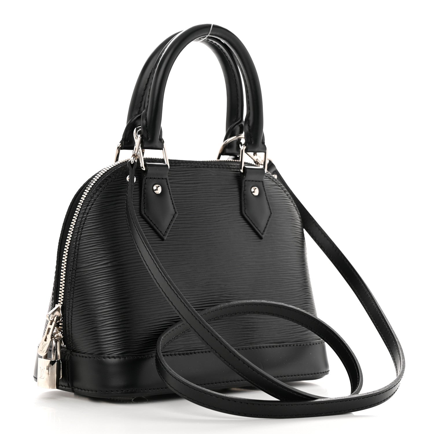 Louis Vuitton Epi Alma BB Black 3 of 9
