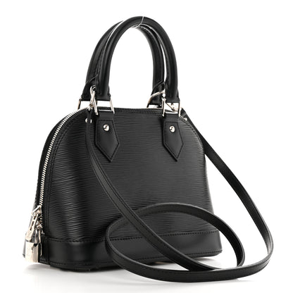 Louis Vuitton Epi Alma BB Black 3 of 9