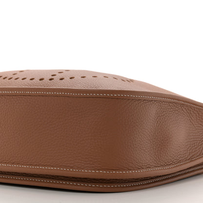 Hermes Taurillon Clemence Evelyne III GM Gold 10 of 11