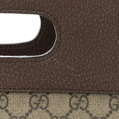 Gucci X DISNEY Soft GG Supreme Monogram Donald Duck Slip Handle Vertical Tote Beige New Acero 11 of 12