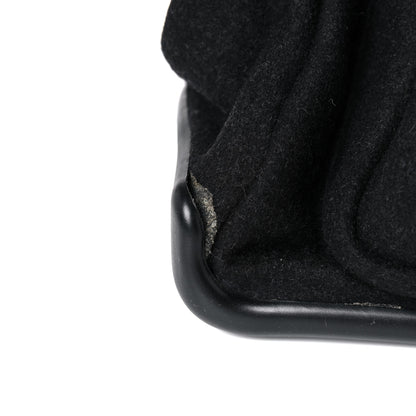 Prada Wool Messenger Satchel Black 10 of 11
