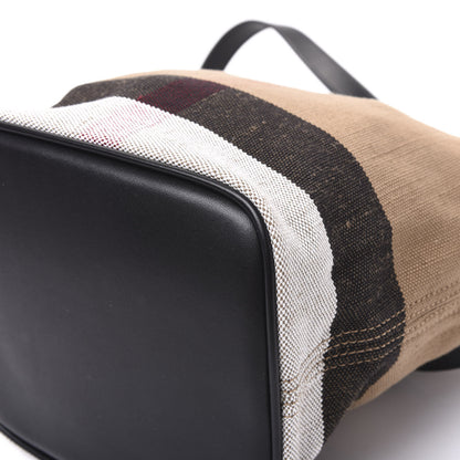 Burberry Canvas Mega Check Mini Ashby Tassel Crossbody Black 6 of 11