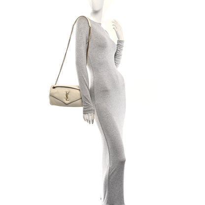 Saint Laurent Plunged Lambskin Calypso Blanc Vintage 2 of 13