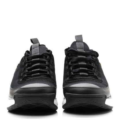 Chanel Velvet Calfskin Mixed Fibers CC Sneakers 39.5 Black 4 of 8