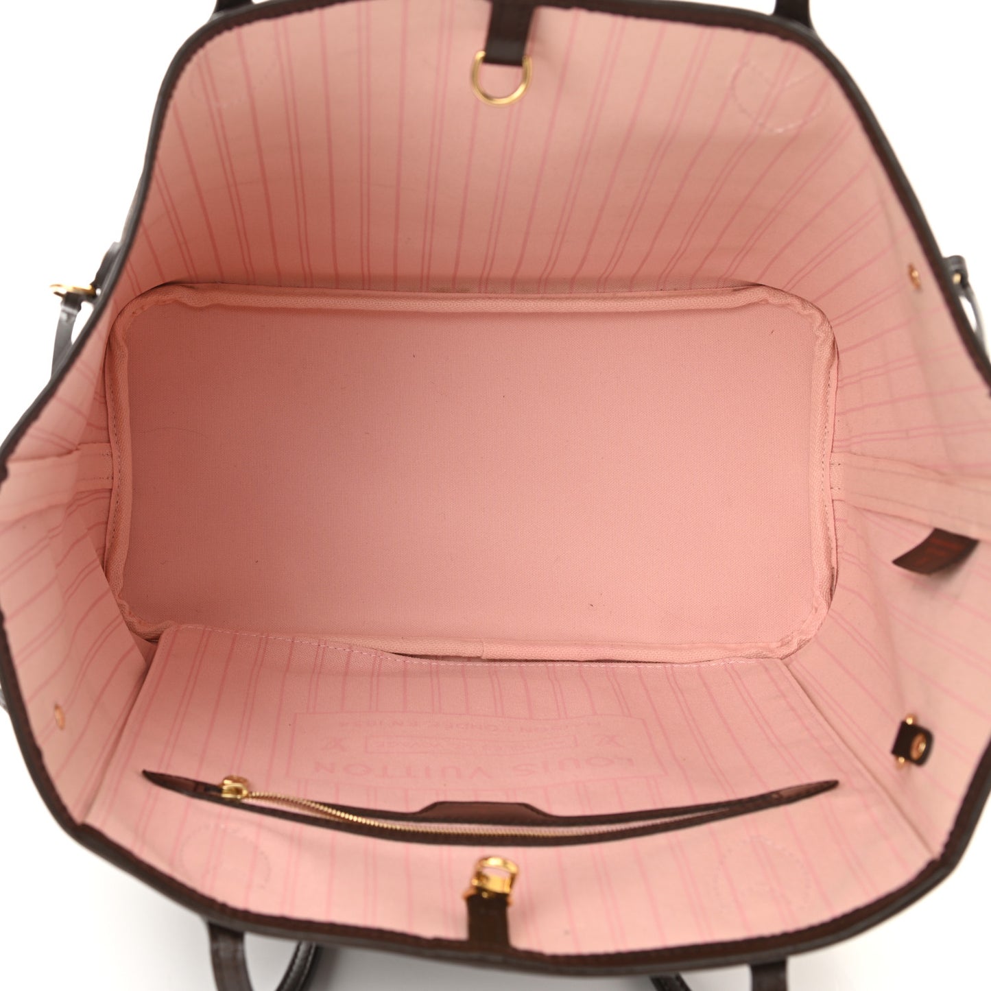 Damier Ebene Neo Neverfull MM Rose Ballerine