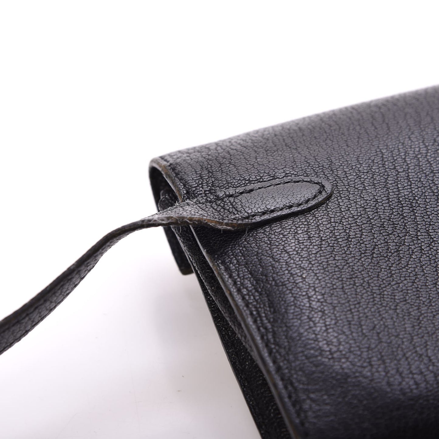 Chevre Mysore Kelly Longue Wallet Black