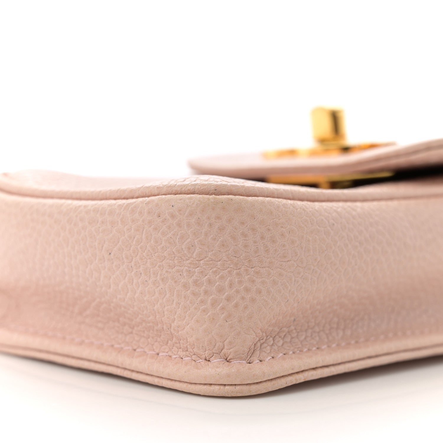 Chanel Caviar Phone Holder Crossbody Beige 10 of 11