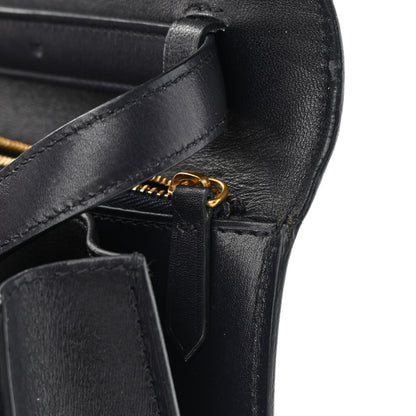 Celine Box Calfskin Medium Classic Box Flap Bag Navy 11 of 17