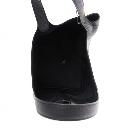Hermes Taurillon Clemence Picotin Lock 22 MM Black 5 of 10